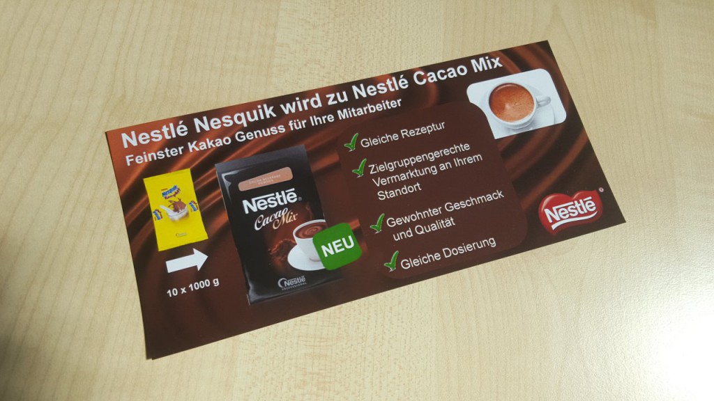 Nestlé Cacao Mix Flyer